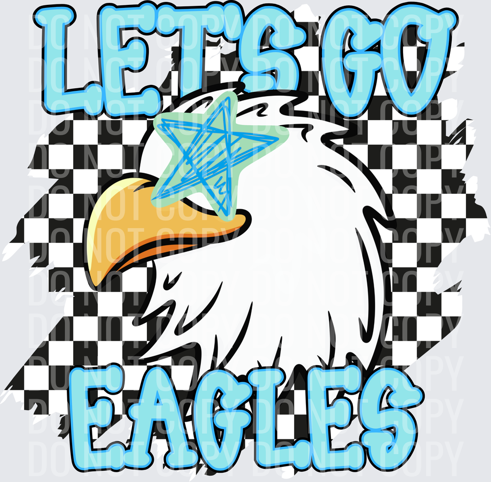 Let’s go Eagles checkered