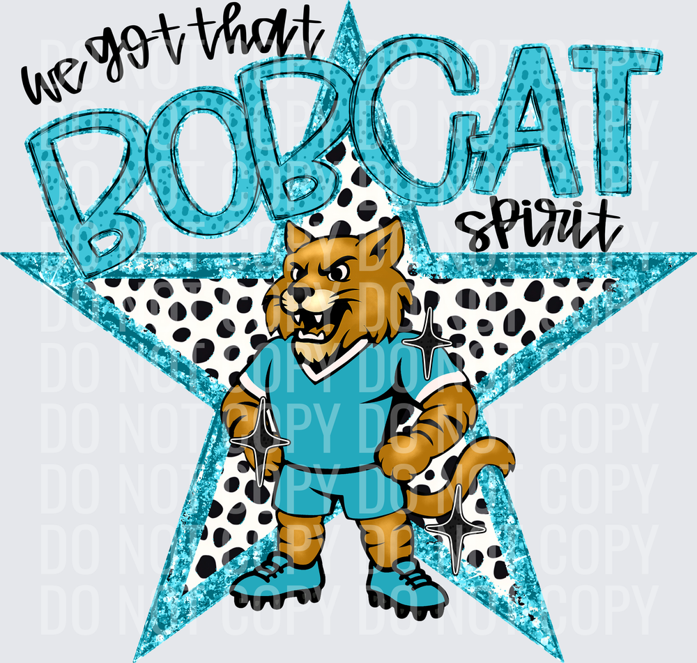 KayndiDesigns 09.26 We Got That Spirit Bobcat Blue Light