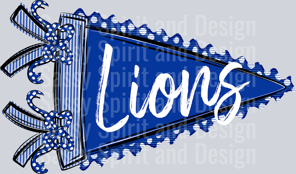 LION ROYAL SEERSUCKER PENNANT