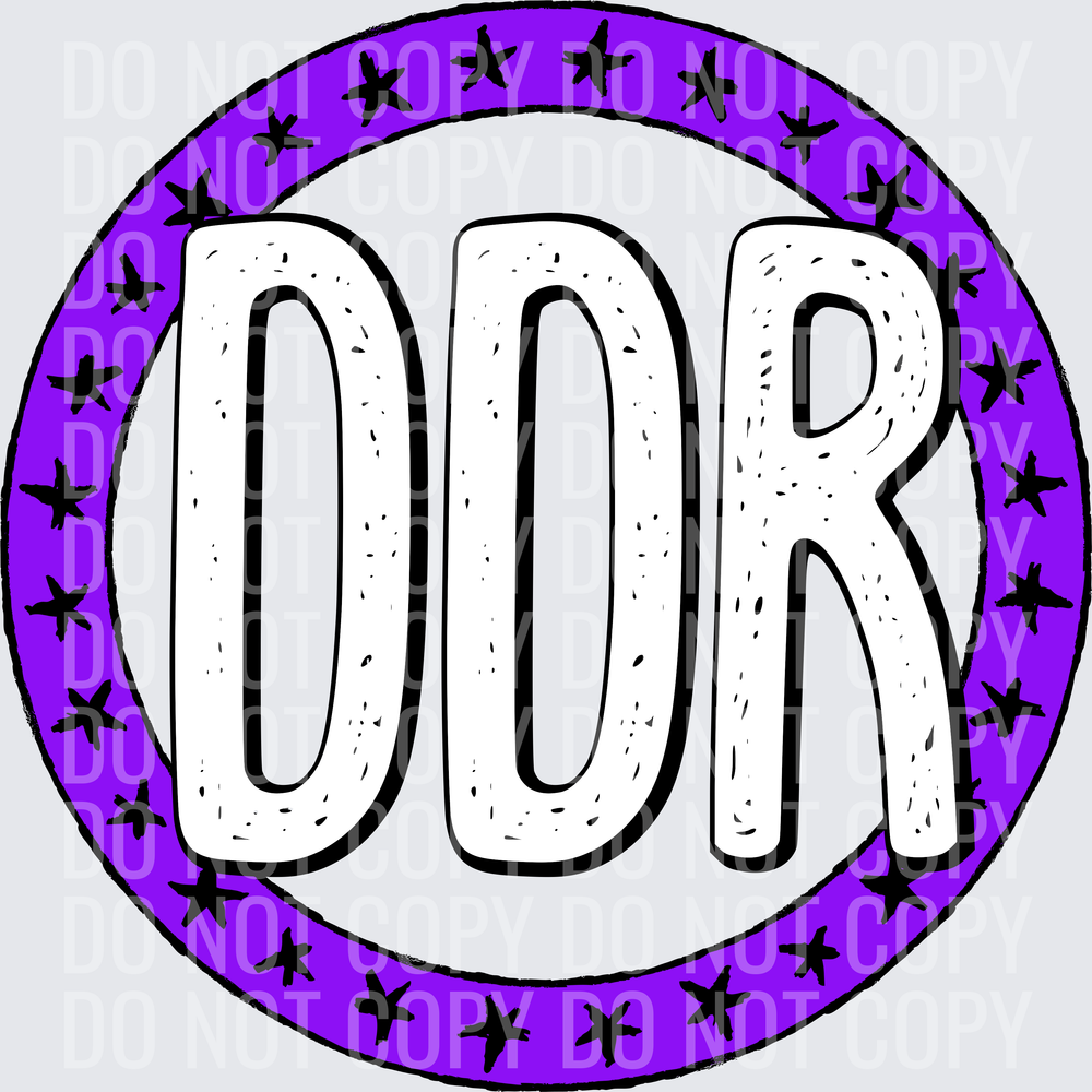 DDRStarCircle-PurpleBlack