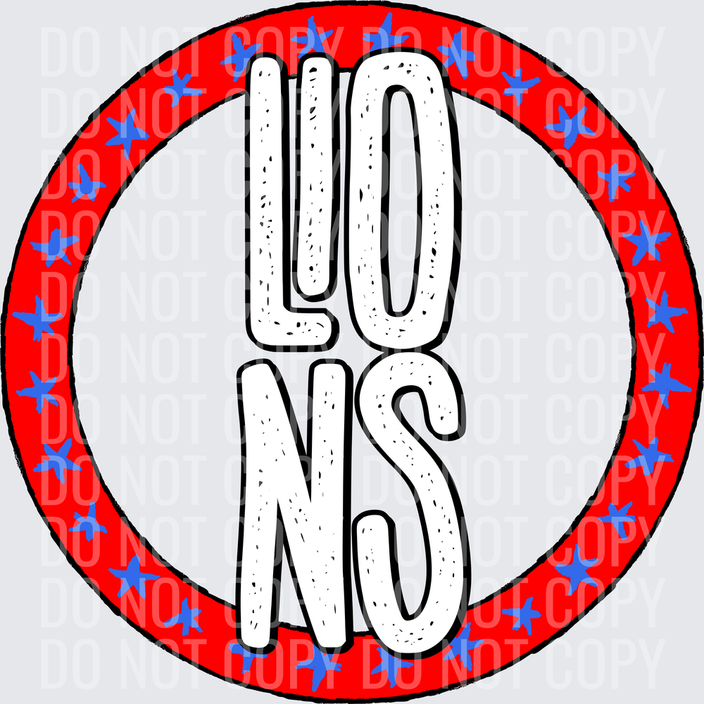 LionsStarCircleRedRoyal