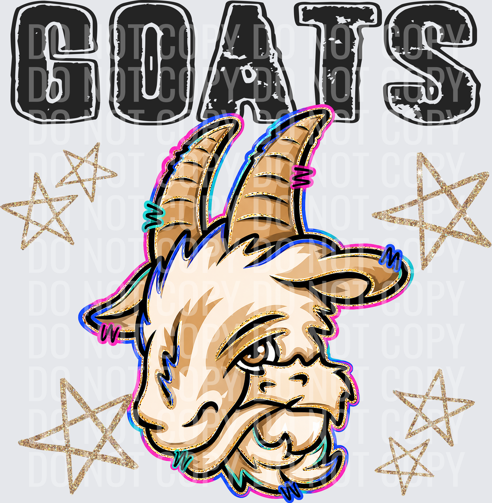 KayndiDesigns 08.26 Grunge Varsity Goats