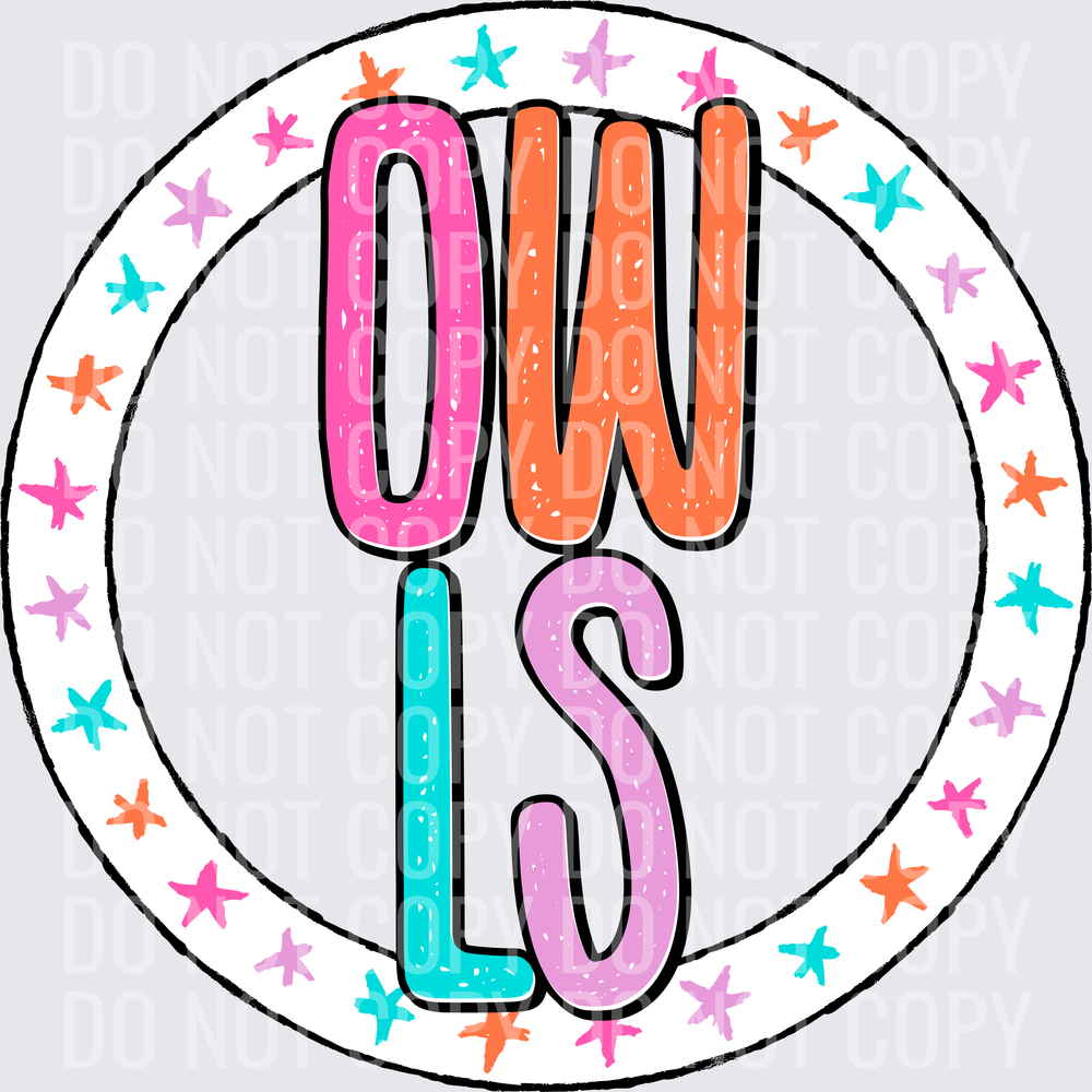 OwlsStarCircleColorful