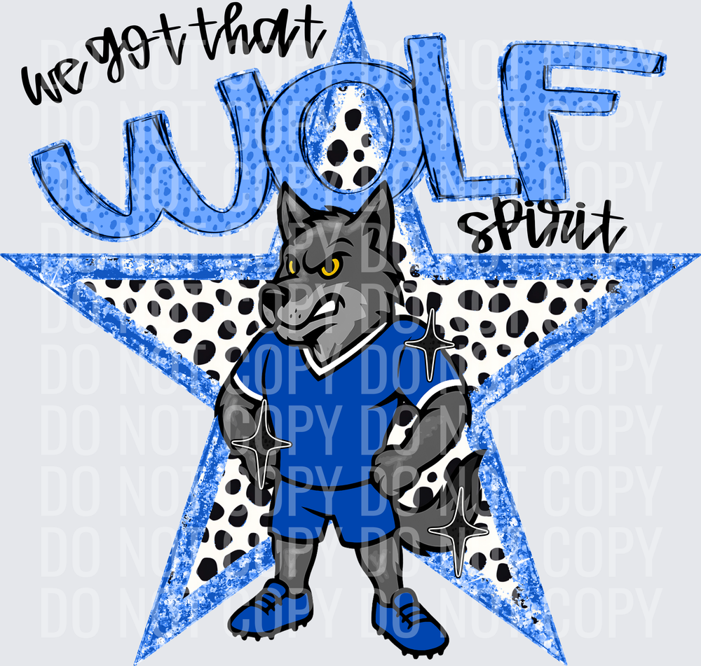 KayndiDesigns 09.26 We Got That Spirit Wolf Blue