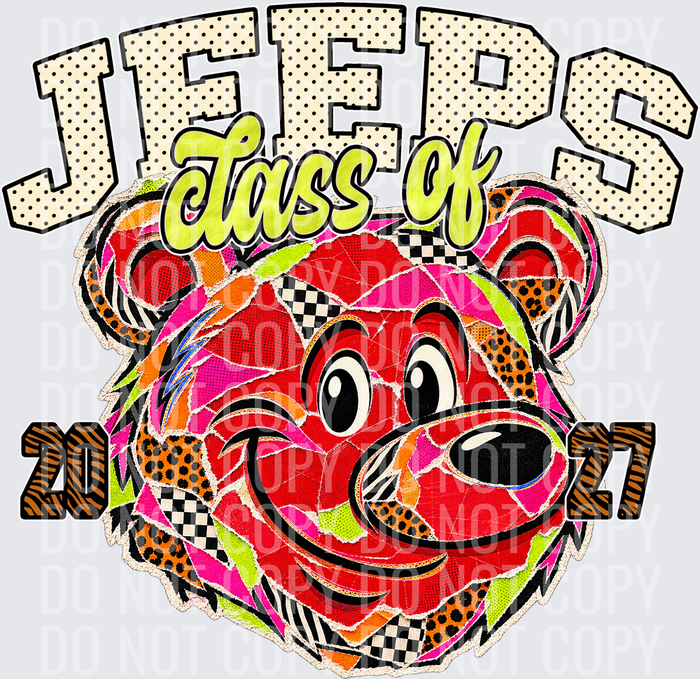KayndiDesigns 10.26 Class of 2027 Bright Jeeps