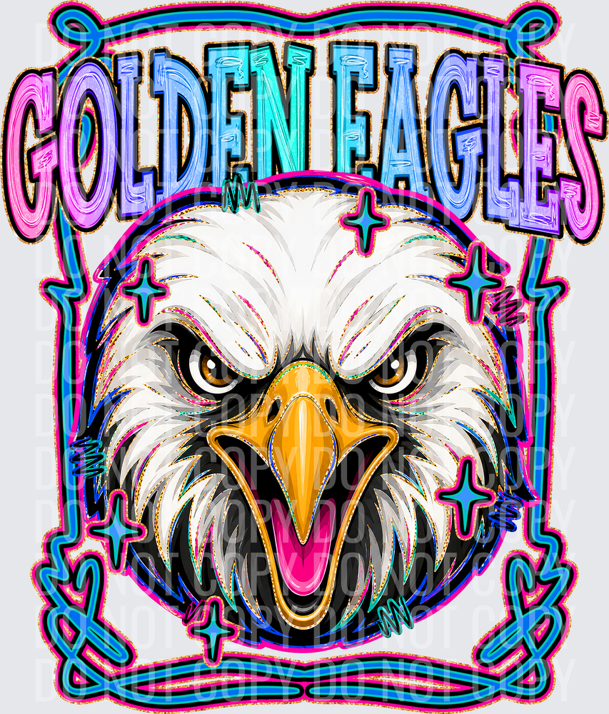 KayndiDesigns 08.26 Retro Pop Golden Eagles