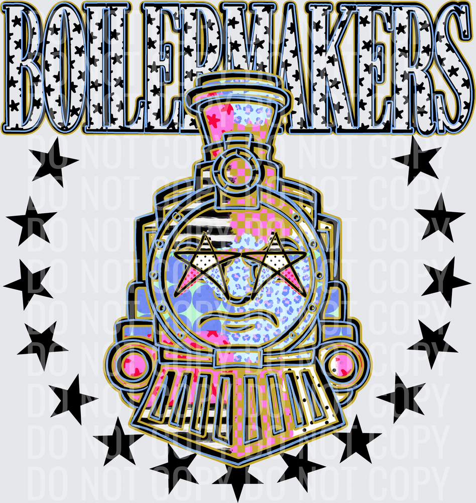 KayndiDesigns 09.26 Patchwork Varisty Stars Boilermakers