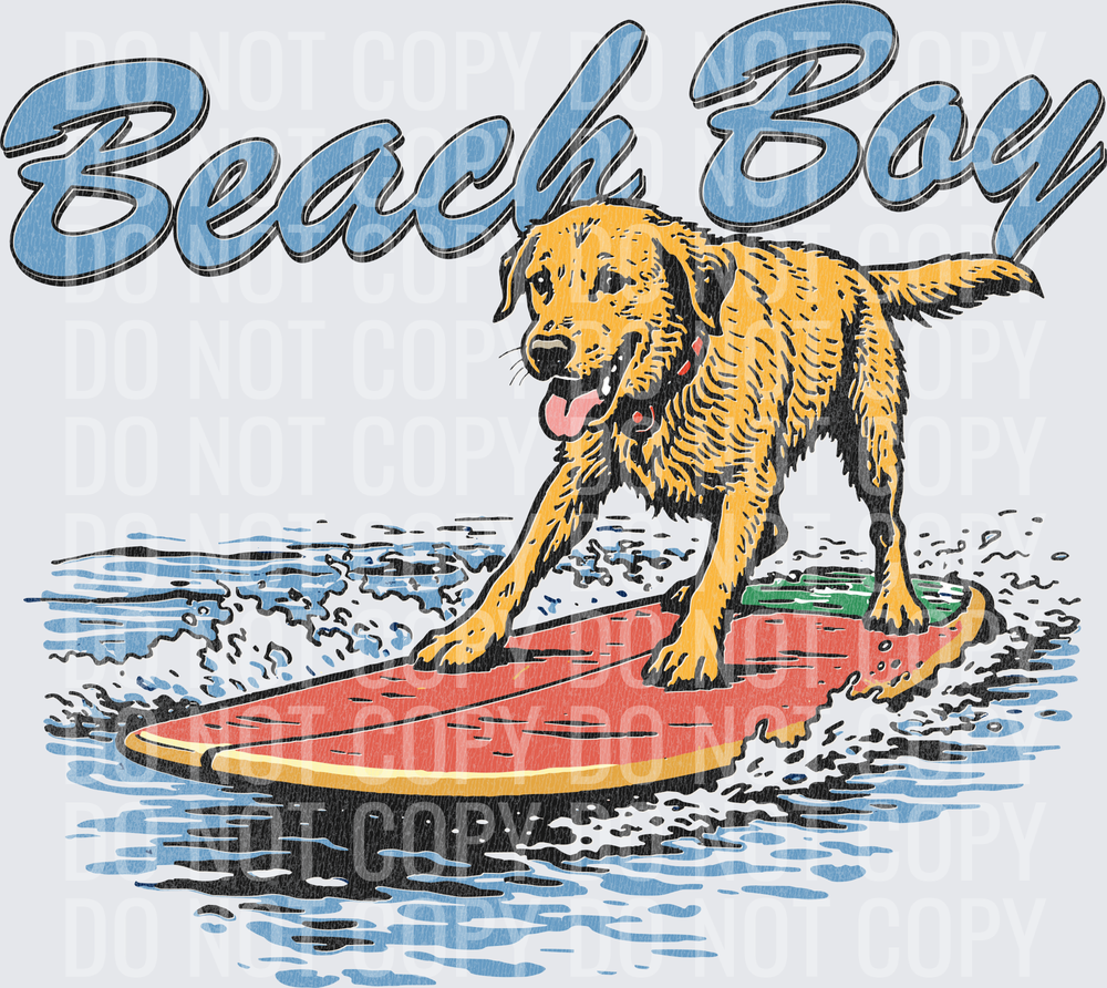 Surfing-Dog-Beach-Boy-Dog-Summer-Distressed