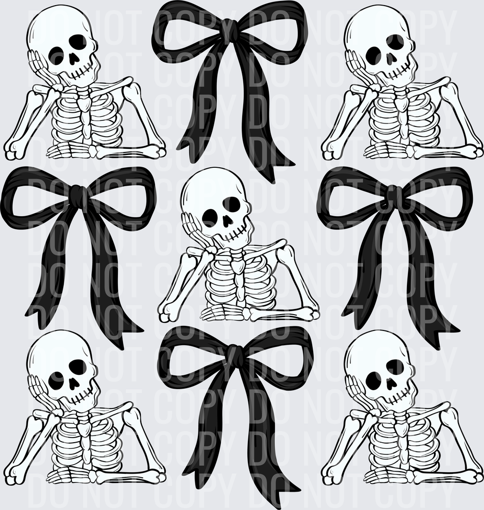 Skeleton and bow