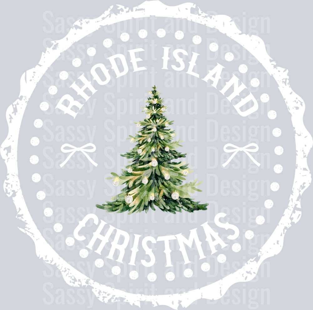 STATE CHRISTMAS STAMP Rhode Island