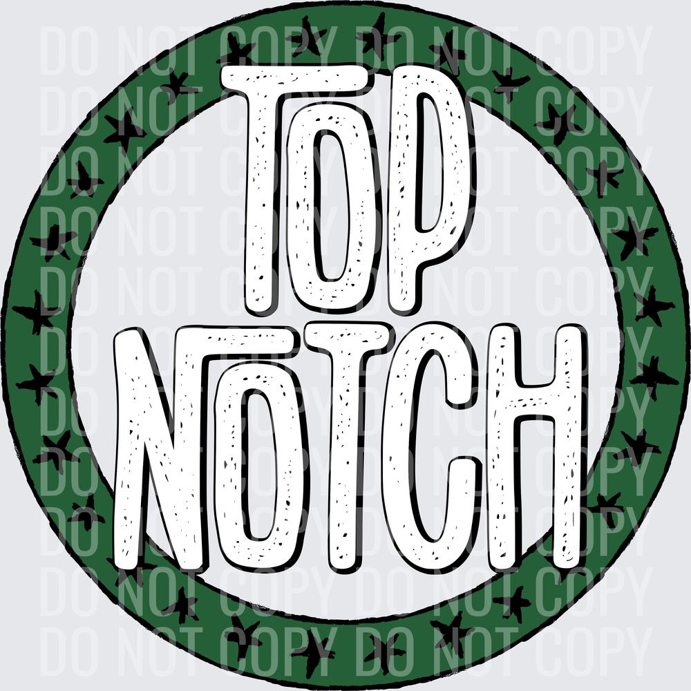 TopNotchStarCircle-HunterGreenBlack