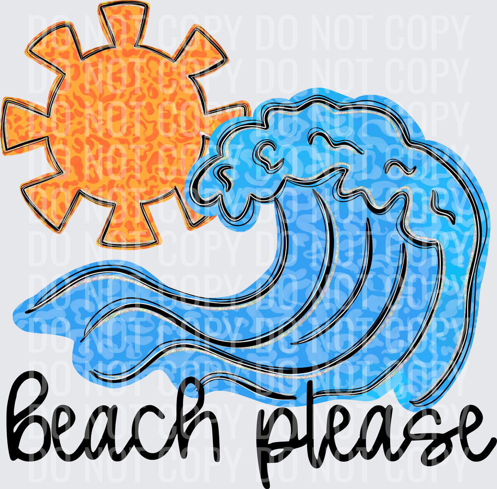 beach please