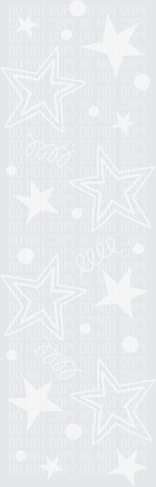 Sleeve white stars