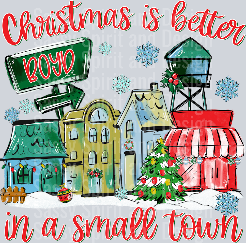 BOYD - TRADITIONAL CHRISTMAS SMALL TOWN
