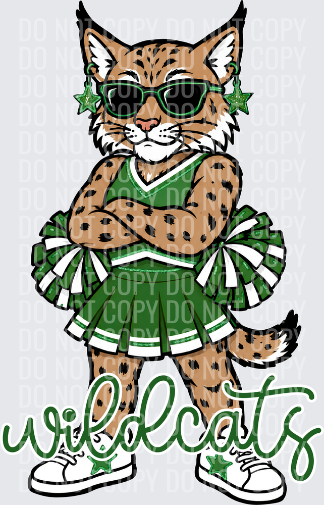 Wildcats Cheer Green