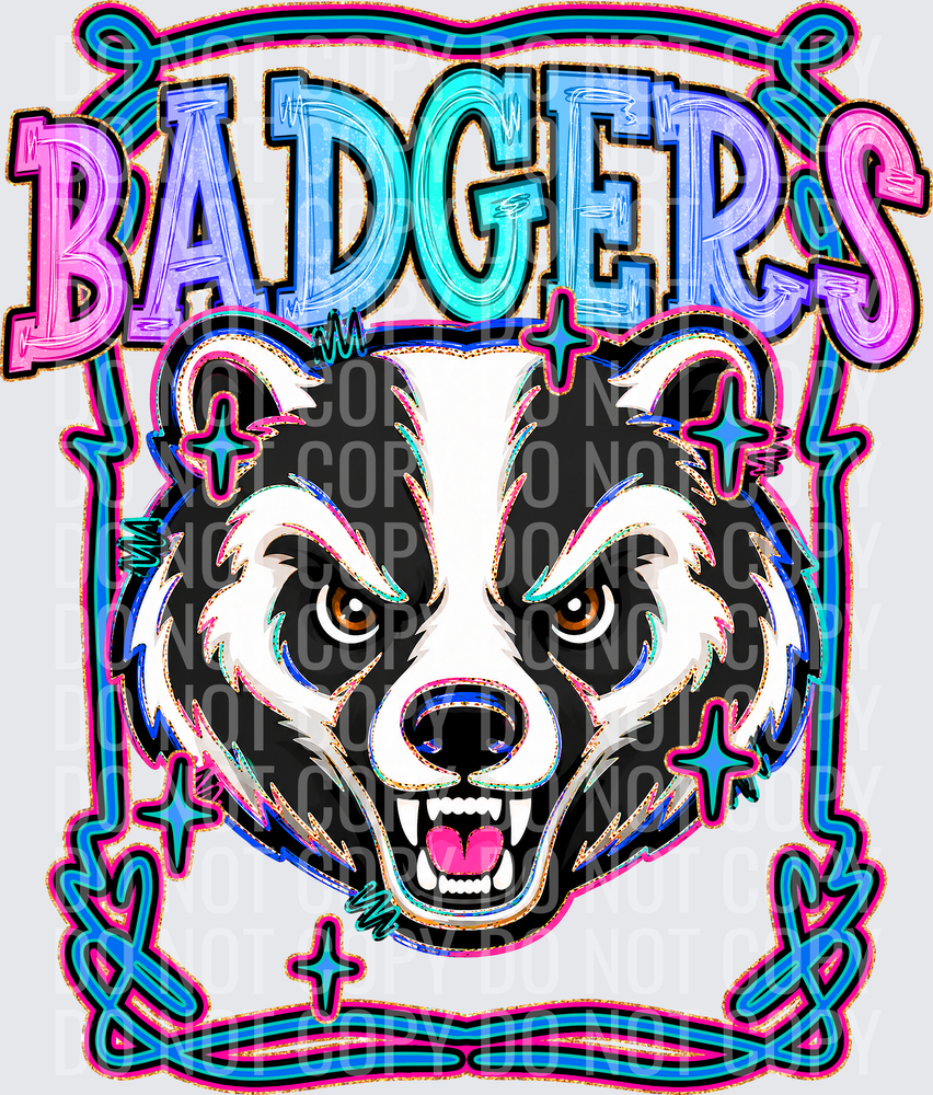 KayndiDesigns 08.26 Retro Pop Badgers