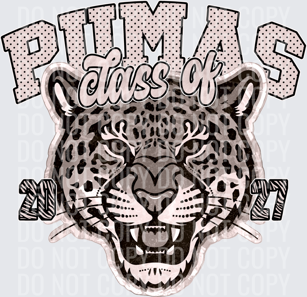 KayndiDesigns 10.26 Class of 2027 Neutral Pumas