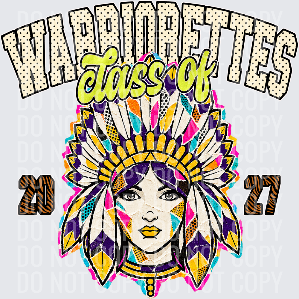 KayndiDesigns 10.26 Class of 2027 Bright Warriorettes 3
