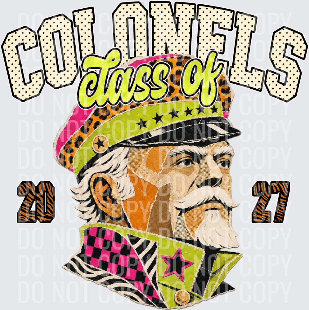 KayndiDesigns 10.26 Class of 2027 Bright Colonels