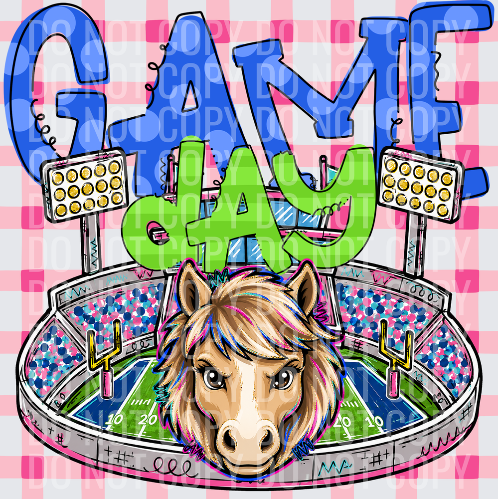 KayndiDesigns 08.26 Game Day Stadium Ponies