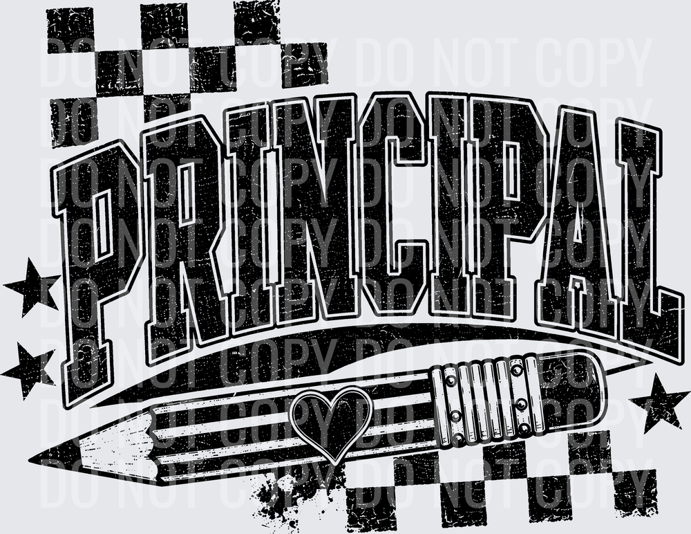 PRINCIPAL PENCIL DISTRESSED