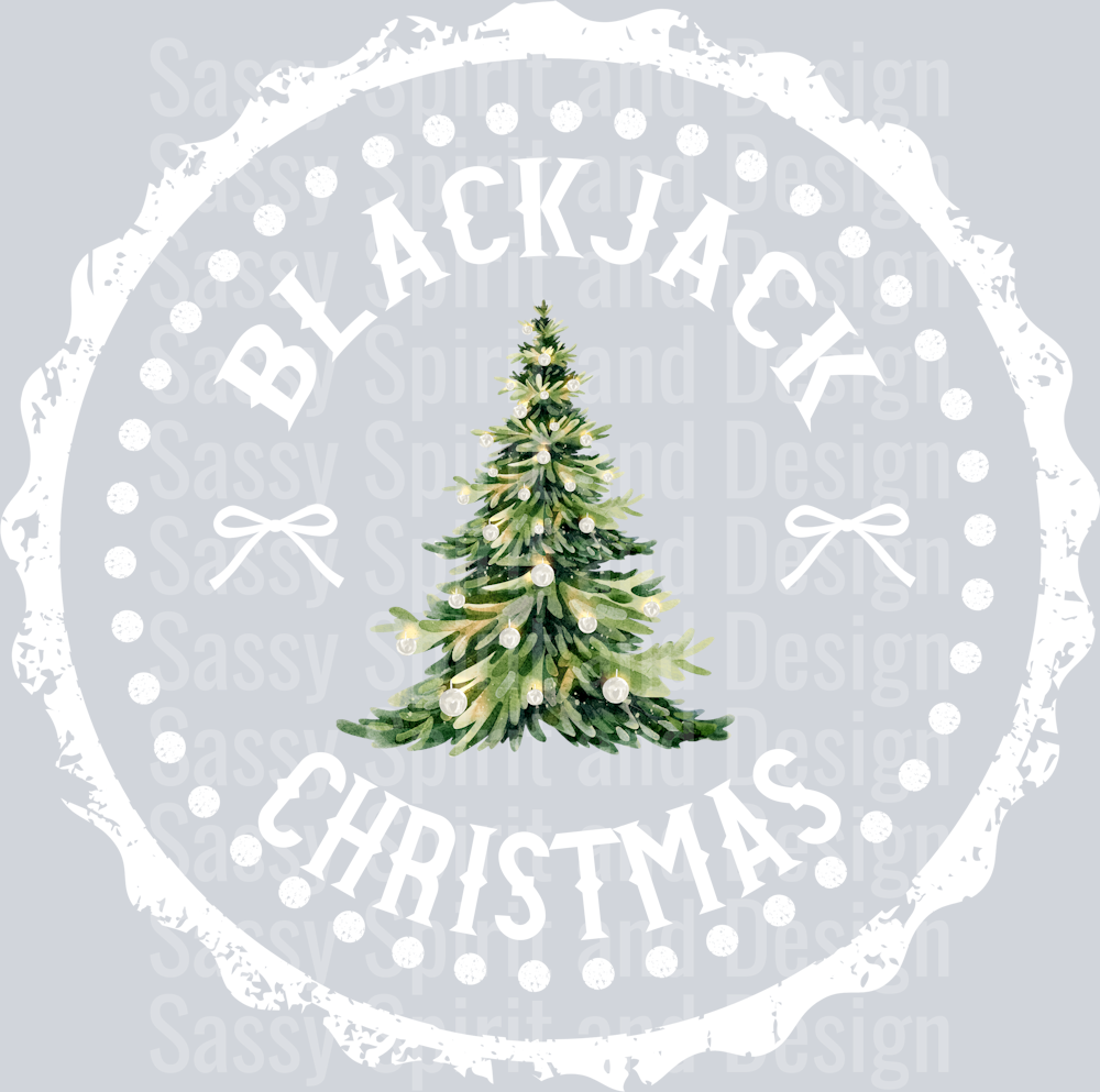 BLACKJACK CHRISTMAS STAMP