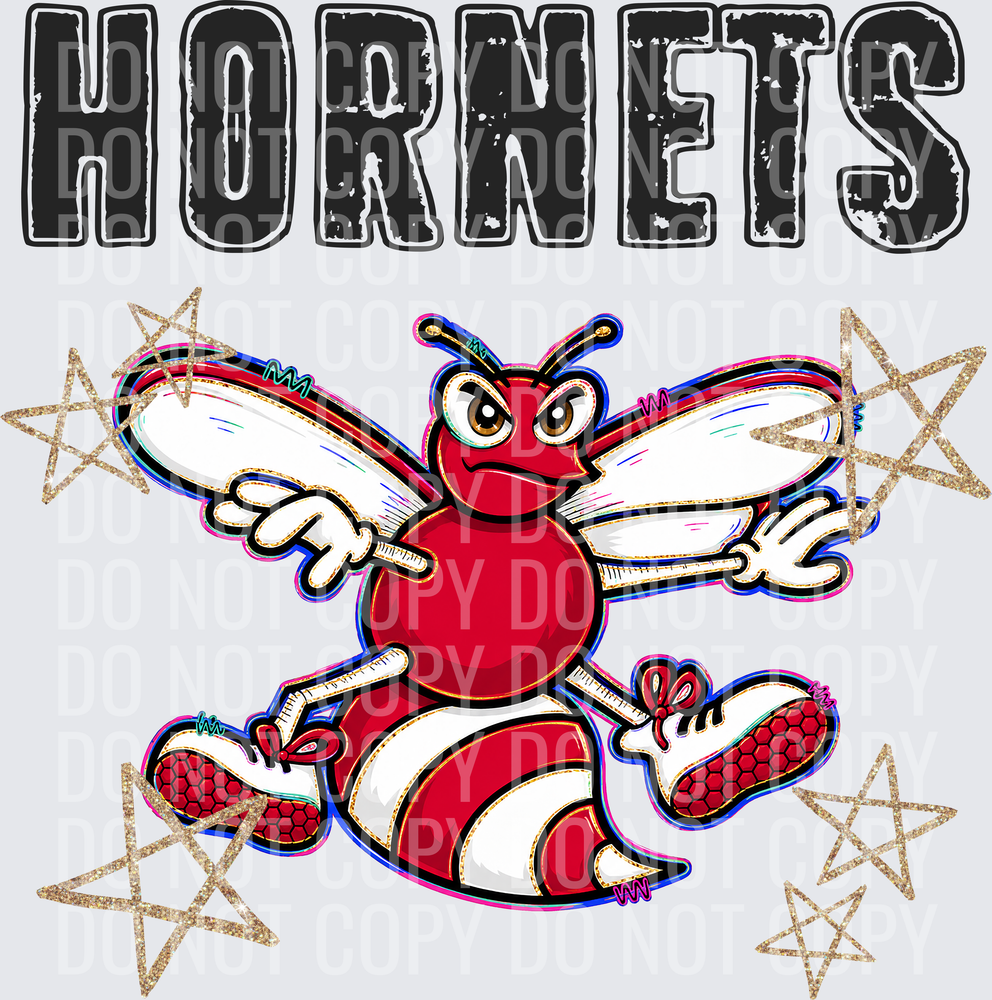 KayndiDesigns 08.26 Grunge Varsity Hornets