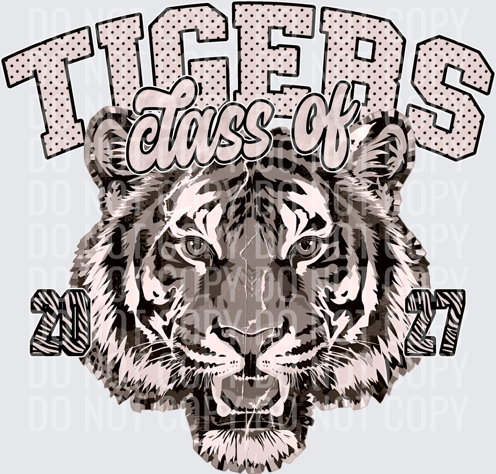 KayndiDesigns 10.26 Class of 2027 Neutral Tigers