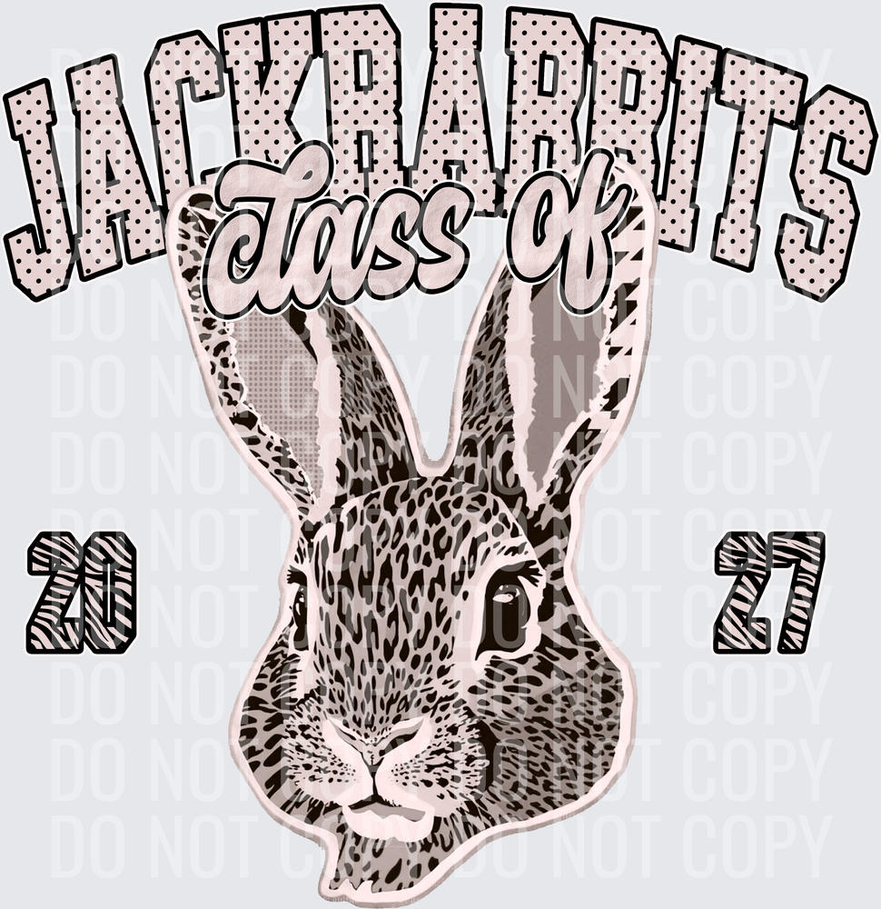 KayndiDesigns 10.26 Class of 2027 Neutral Jackrabbits