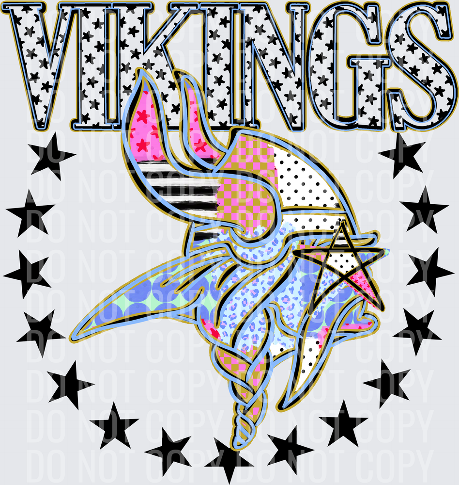 KayndiDesigns 09.26 Patchwork Varisty Stars Vikings 3