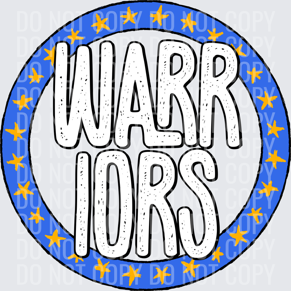 WarriorsStarCircleRoyalGold