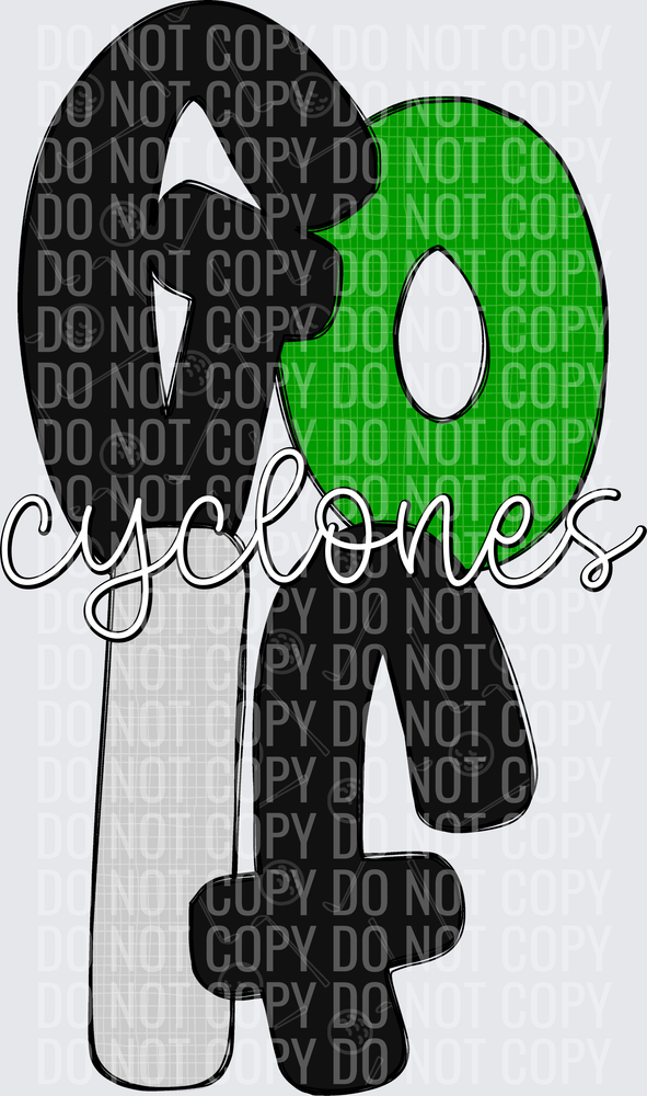 CyclonesBlackGreenSilver-Golf