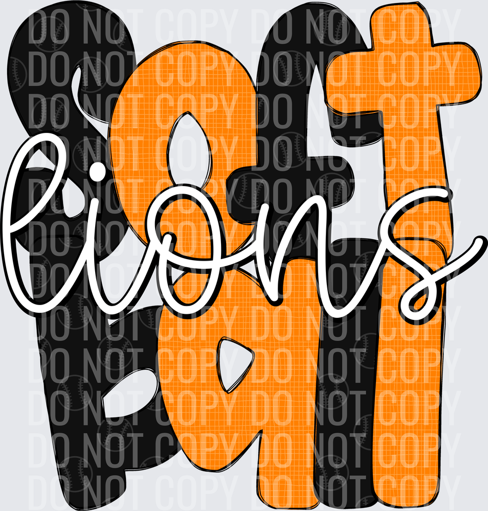 LionsBlackOrange-Softball