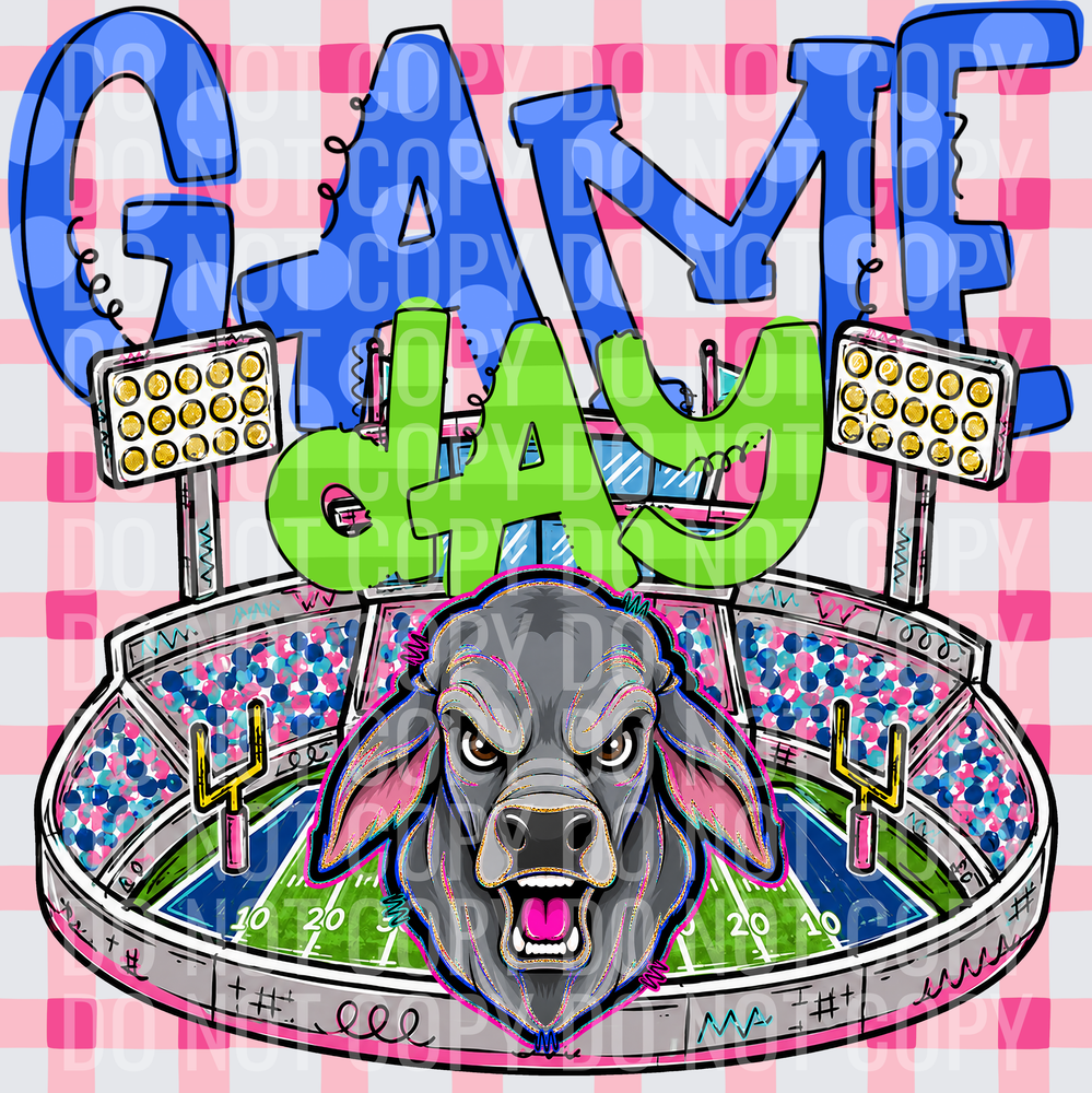 KayndiDesigns 08.26 Game Day Stadium Brahmas