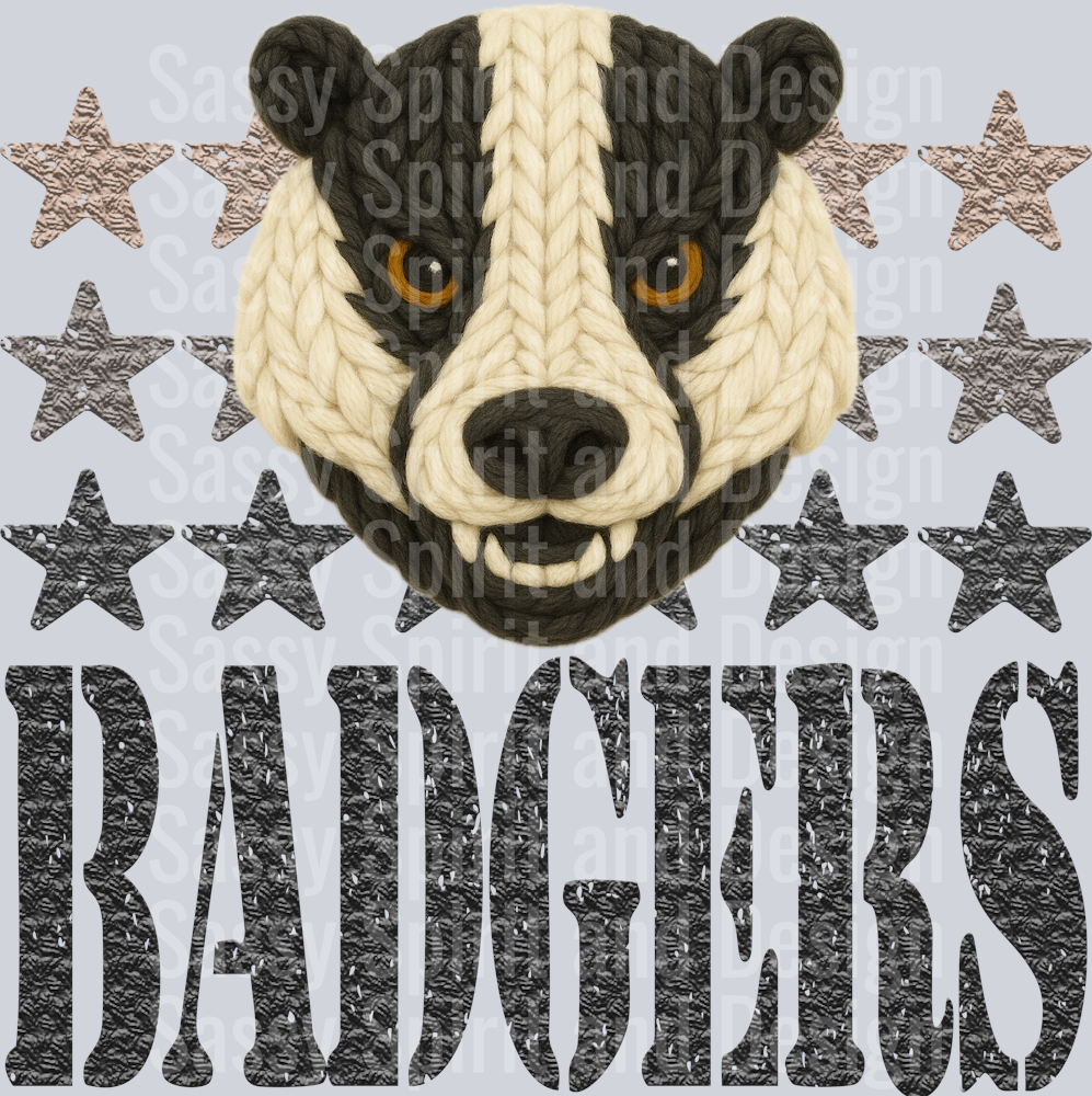 YARN MASCOTS BADGERS