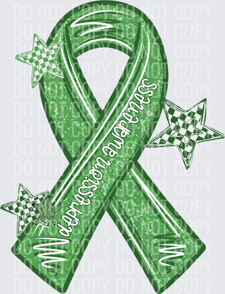 DEPRESSION AWARENESS RIBBON