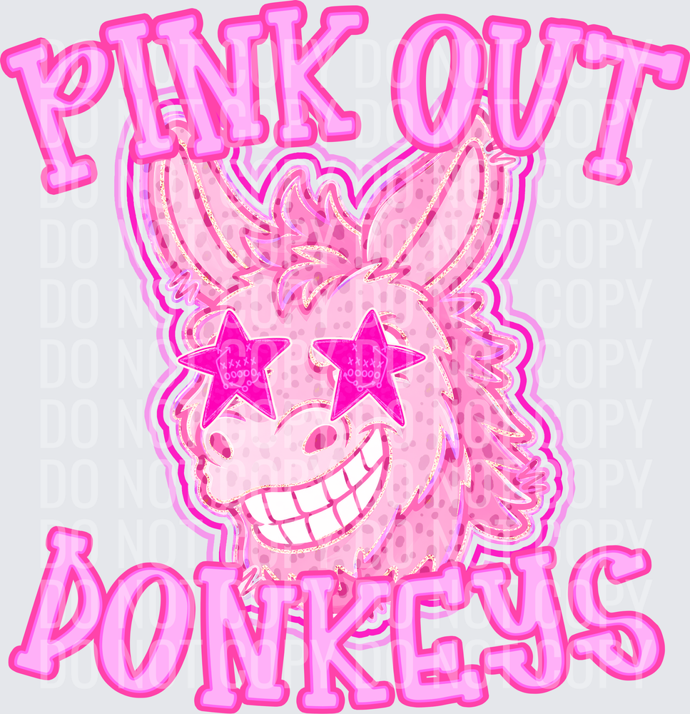 KayndiDesigns 09.26 Pink Out Donkeys