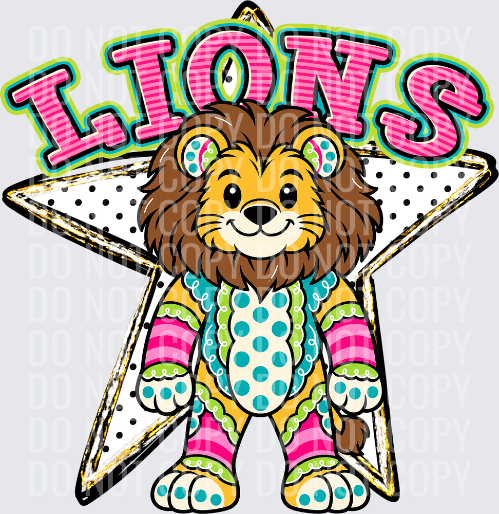 KayndiDesigns 10.26 Pattern Parade Star Lions
