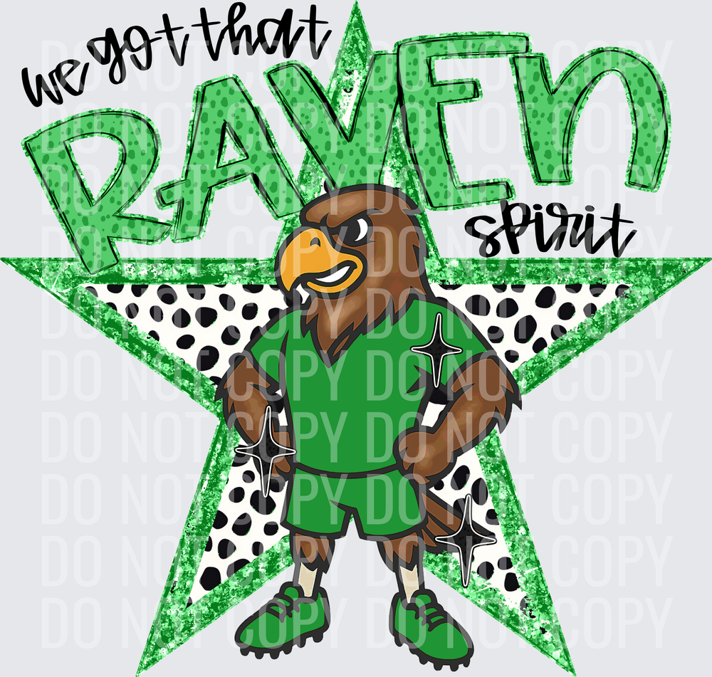 KayndiDesigns 09.26 We Got That Spirit Raven Green