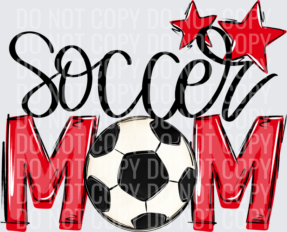 red soccer