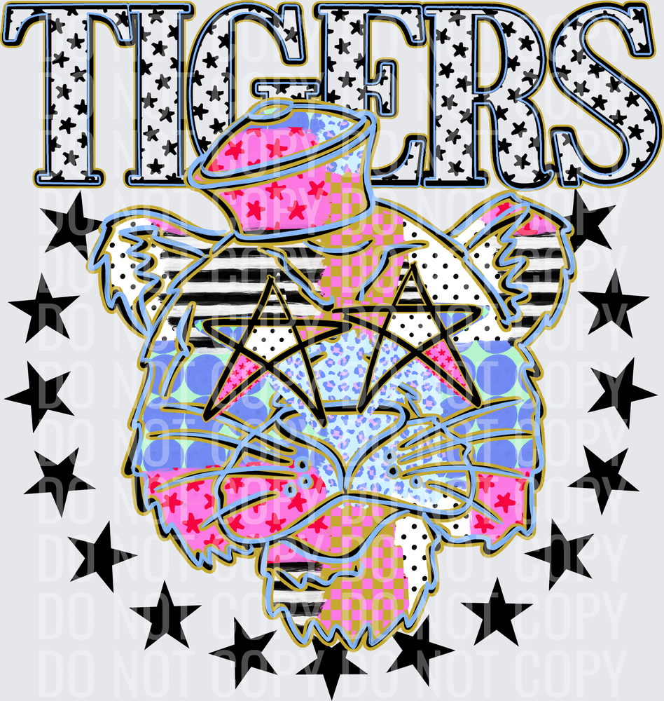 KayndiDesigns 09.26 Patchwork Varisty Stars Tigers 3