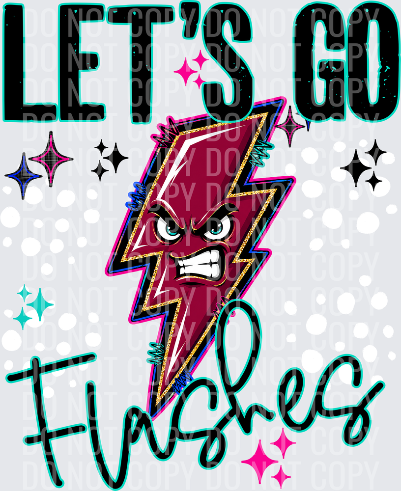 LETS GO MASCOTS FLASHES