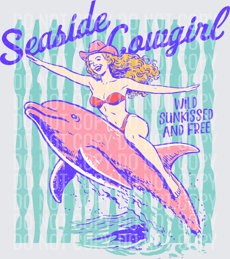 Seaside-Cowgirl-Beach-Girl-Dolphin-Summer-Distressed