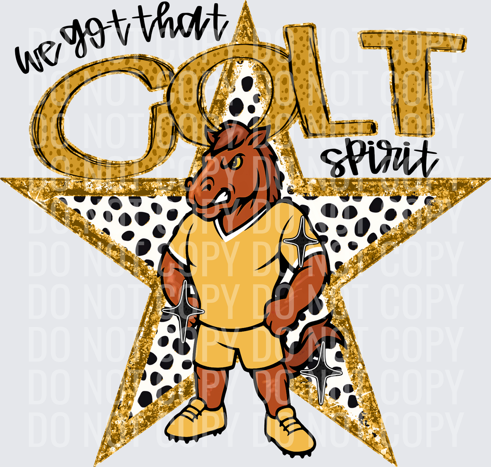 KayndiDesigns 09.26 We Got That Spirit Colt Gold