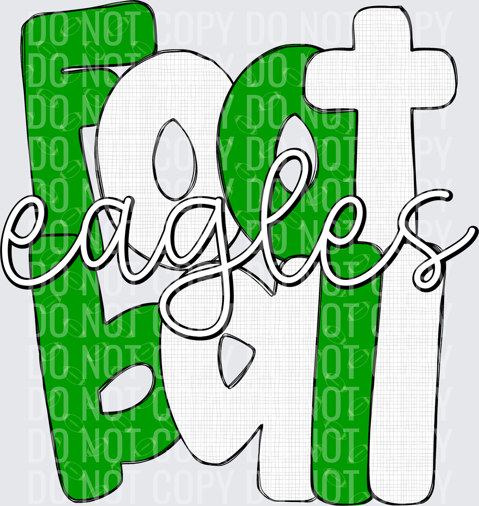 EaglesFootballGreenWhite