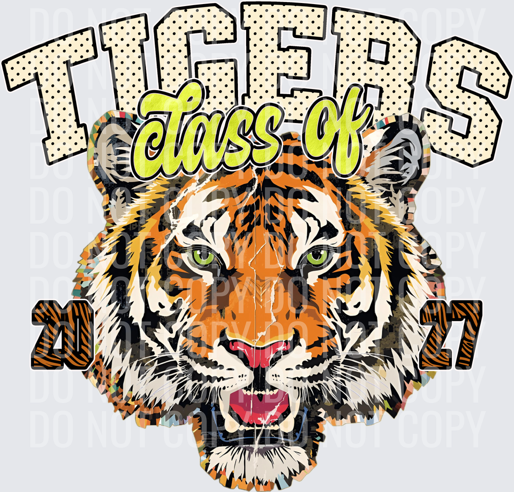 KayndiDesigns 10.26 Class of 2027 Bright Tigers