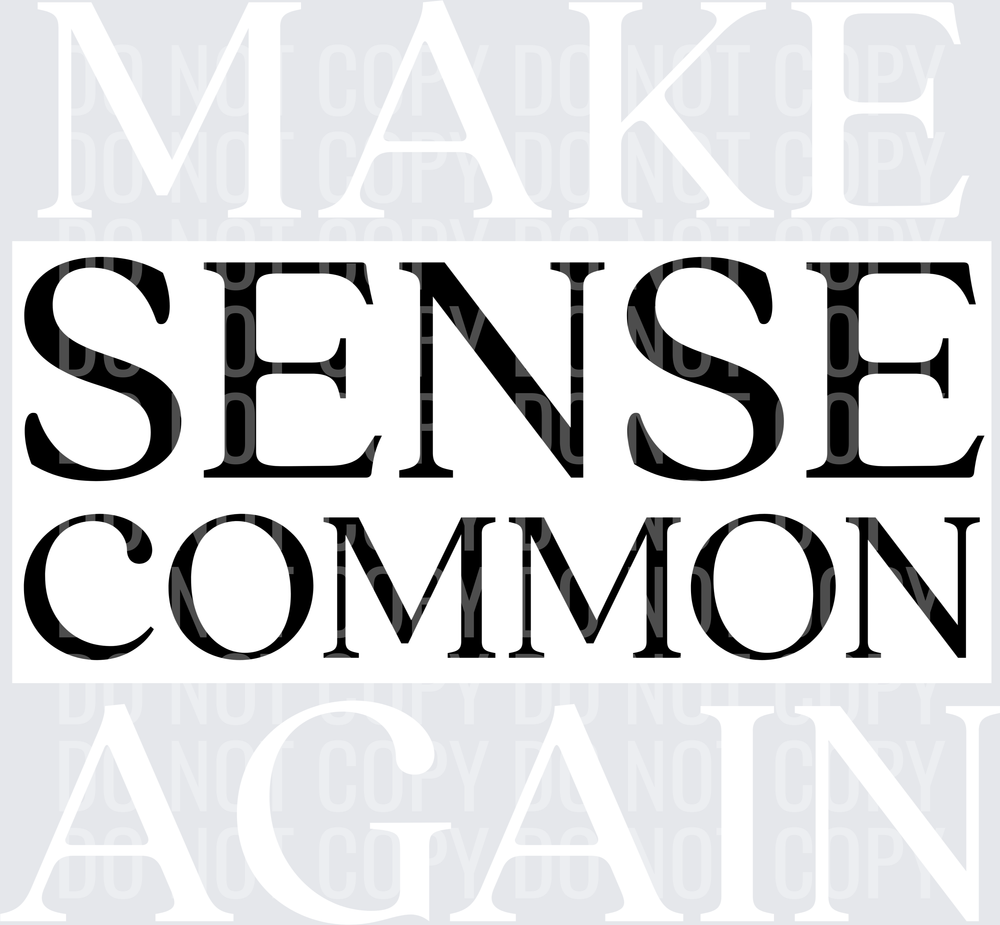 make sense common again white