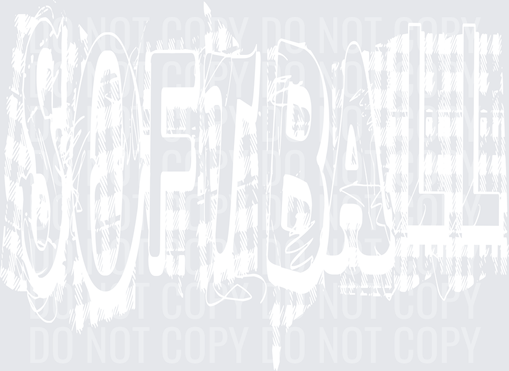 SOFTBALL PLAID DISTRESSED