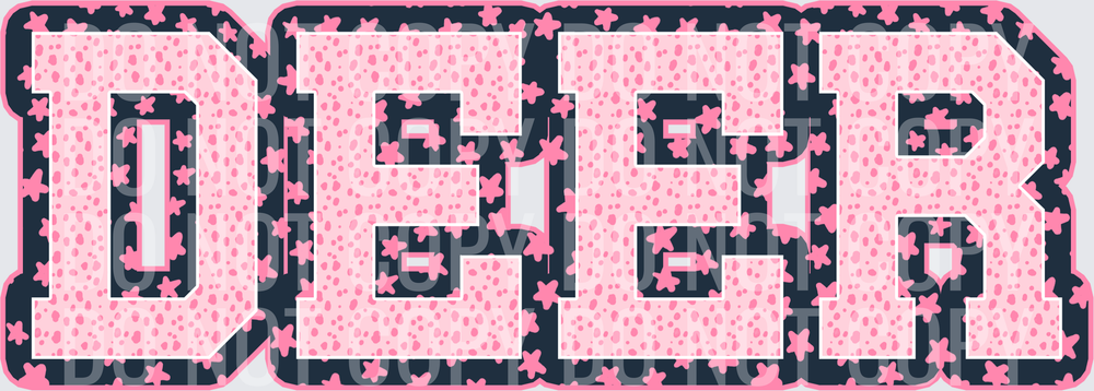 KayndiDesigns 08.26 Varsity Stars Deer