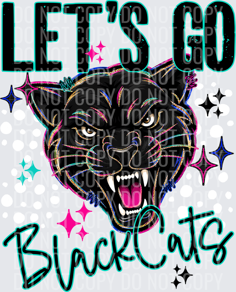 LETS GO MASCOTS BLACKCATS